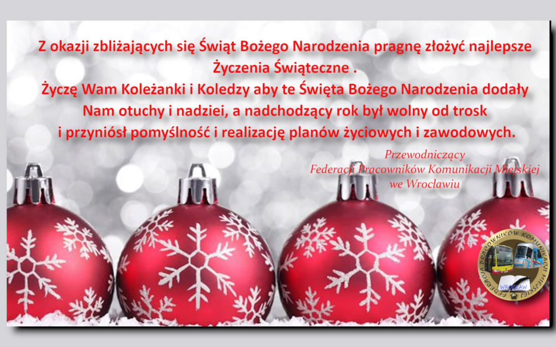 Wesołych Świąt Bożego Narodzenia !